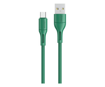 Kabel USAMS Kabel U68 microUSB 2A Fast Charge1m zielony SJ502USB04